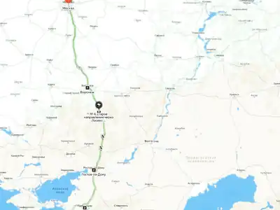 Разметка — М-4, обход Лосево