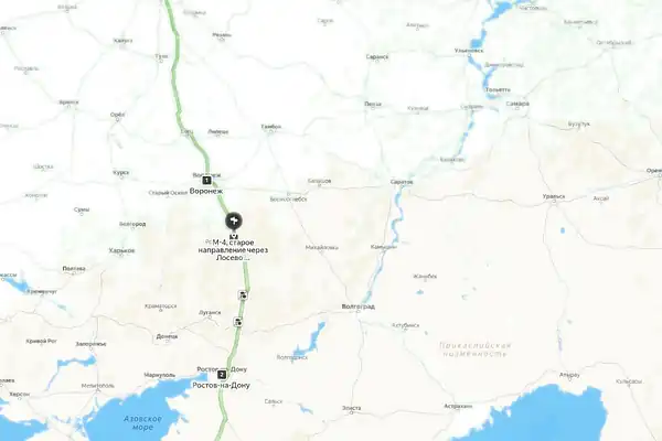 Карта объекта «М-4, обход Лосево» — география выполненных работ